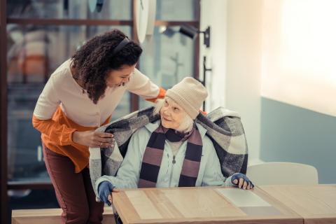 carer with elderly woman