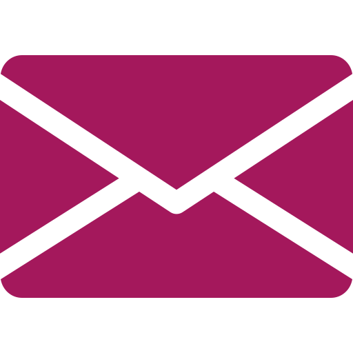 purple icon of a envelope