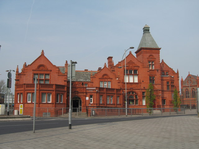 Widnes Library and Technical School on Victoria Square